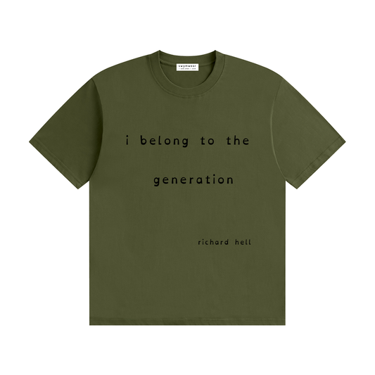 blank generation - richard hell -- Unisex Seamless Cotton T-Shirt